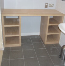 Oak veneered dressing table