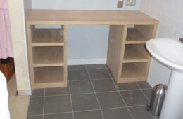 Oak veneered dressing table
