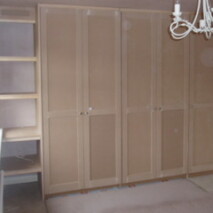 Shaker style wardrobes