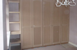 Shaker style wardrobes