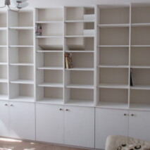White Primed Bookcase Unit