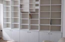 White Primed Bookcase Unit