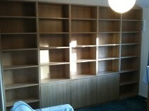 Oak Veneered Bookcase