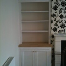 Alcove Unit With Oak Top