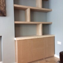 Modern Alcove Shelving