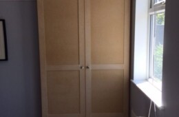 Two Drawer Shaker Wardrobe