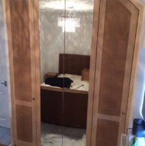 Mirrored Eaves Wardrobe