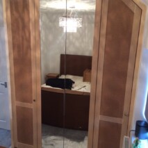 Mirrored Eaves Wardrobe