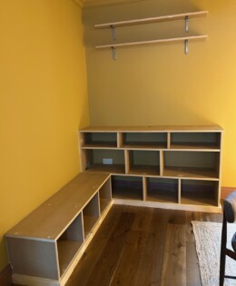 Record Storage/Bench Seat
